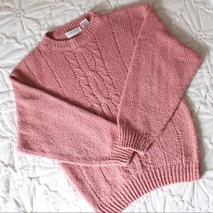 Vintage Pink Crewneck Sweater